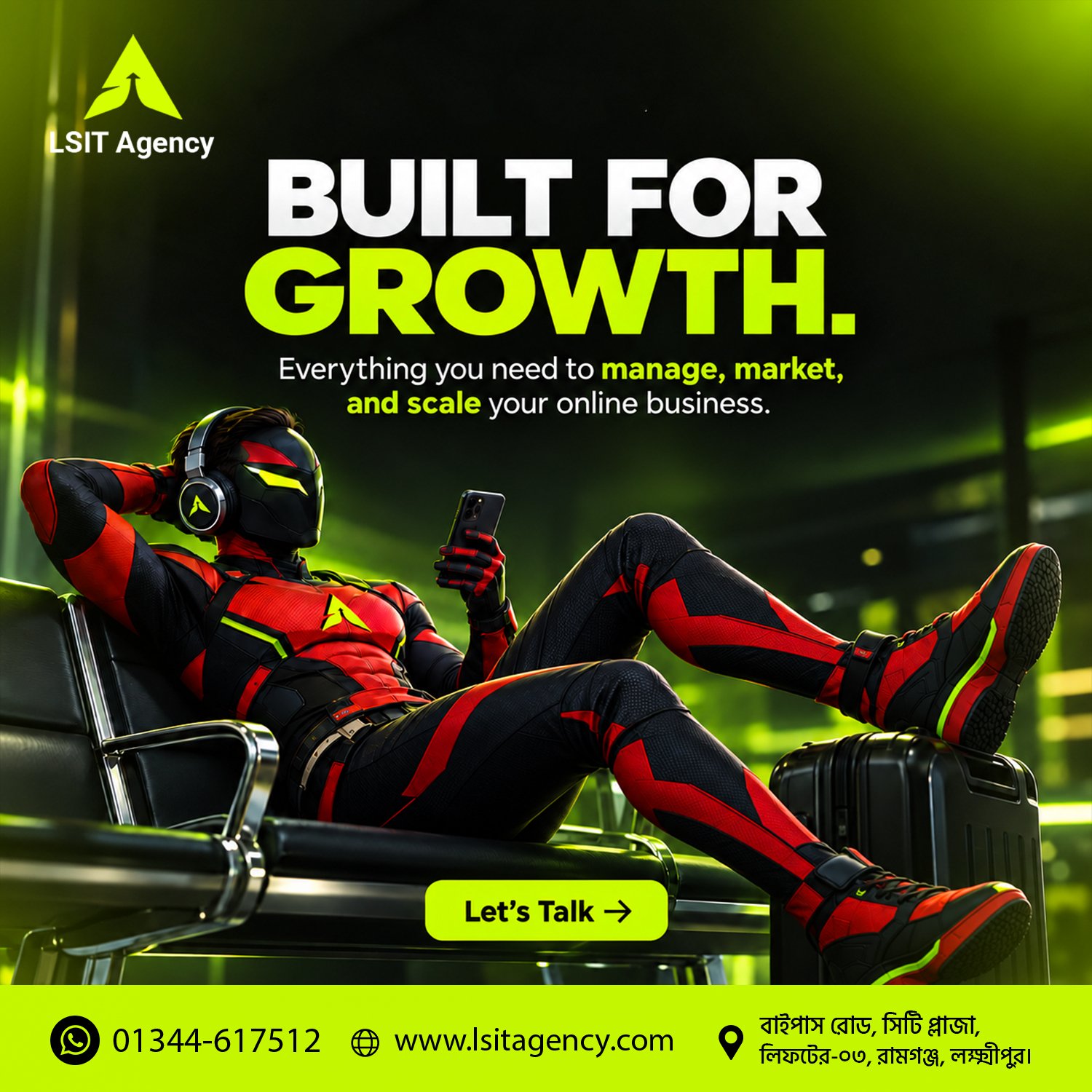 LSIT Agency graphic design project