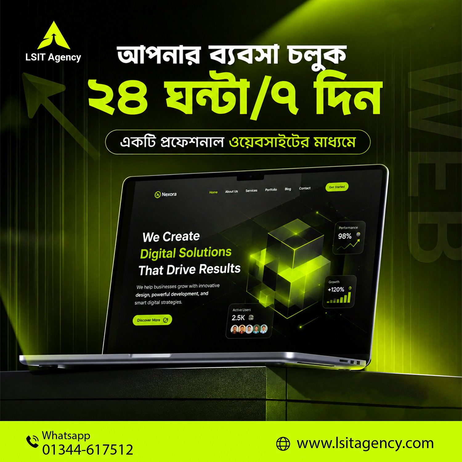 LSIT Agency graphic design project