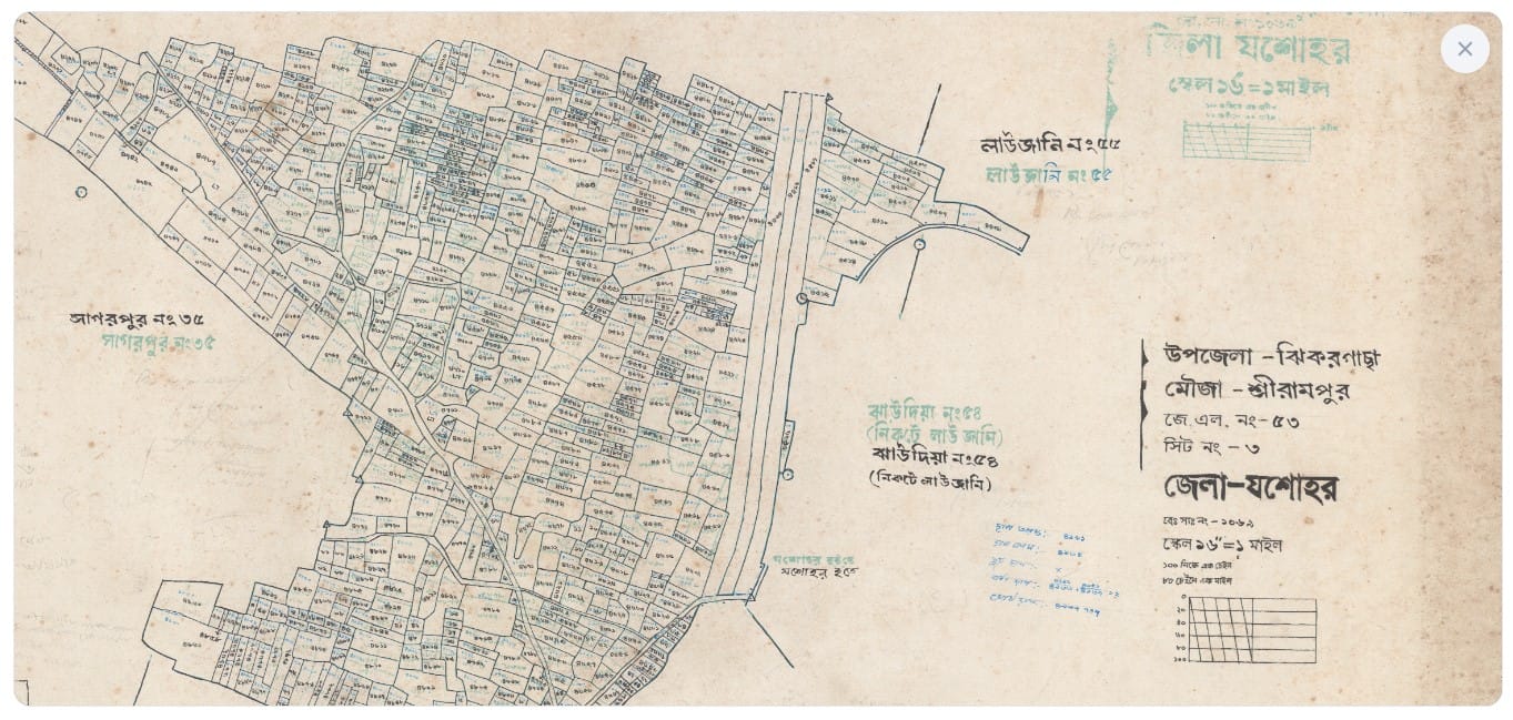 সারা বাংলাদেশের মৌজা ম্যাপ ২০২৬